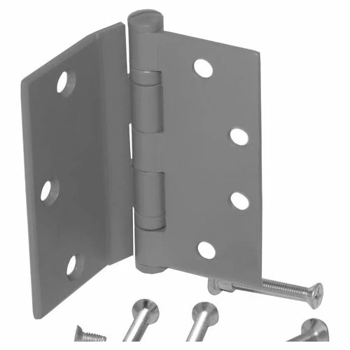 S. Parker Hardware Ball Bearing Half Surface Butt - Prime Coat 4-1/2" - Pkg Qty 6 1 S. Parker Hardware Ball Bearing Half Surface Butt - Prime Coat 4-1/2" - Pkg Qty 6