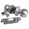 S. Parker Hardware Extra Heavy Duty Ball Knobs - Passage Set Stainless Steel