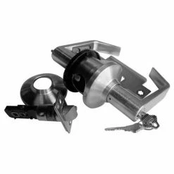 S. Parker Hardware Tubular "L" Levers - Entry Ul Latch Sc-1 Keyway - Pkg Qty 2