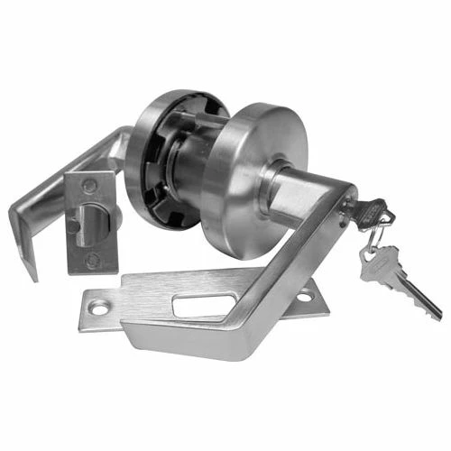 S. Parker Hardware Leverset w/ Single Step Roses Entry Lock - Dull Chrome Master Keyed 1 S. Parker Hardware Leverset w/ Single Step Roses Entry Lock - Dull Chrome Master Keyed