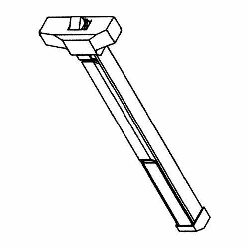 S. Parker Hardware Rim Reversible Panic Device - For Doors 25" - 48" Wide Aluminum 1 S. Parker Hardware Rim Reversible Panic Device - For Doors 25" - 48" Wide Aluminum