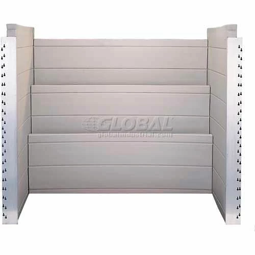 Bilco® ScapeWEL® 3 Tier Window Well WW4862-54, Two Part Package, 54"W 1 Bilco® ScapeWEL® 3 Tier Window Well WW4862-54, Two Part Package, 54"W