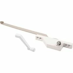 Truth Hardware TH 23019 9-1/2-Inch Single Arm Operator with Crank, Right Hand, White