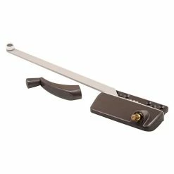 Prime-Line Products Prime-Line TH 23020 Single Arm Operator, 9-1/2", W/Crank, L.H., Bronze
