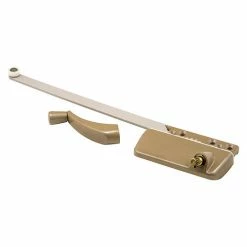 Prime-Line Products Prime-Line TH 23021 Single Arm Operator, 9-1/2", W/Crank, SILL MOUNT, L.H., COPPERTONE