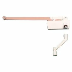 Prime-Line Products Prime-Line TH 23022 Single Arm Operator, 9-1/2", W/Crank, SILL MOUNT, L.H., White