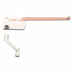 Prime-Line Products Prime-Line TH 23025 Single Arm Operator, 9-1/2", W/Crank, SILL MOUNT R.H., White