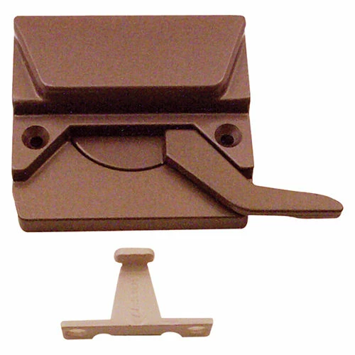 Prime-Line Products Prime Line TH 23044 Sash Lock & Keeper, L.H., Bronze 1 Prime-Line Products Prime Line TH 23044 Sash Lock & Keeper, L.H., Bronze