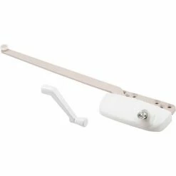 Truth Hardware TH 24198 Left Hand Ellipse Single Arm Operator with Crank, 13-1/2", White