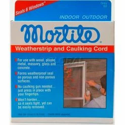 Frost King Mortite Weatherstrip And Caulking Cord, 90' L, Gray - Pkg Qty 12