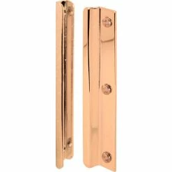 Prime-Line Products Prime-Line® Latch Shield, U 9512, 6"H, Brass Plated