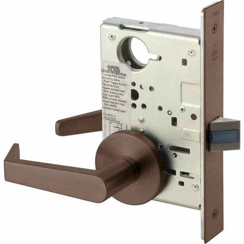 Yale 8822FL X 626 AUR Field Reversible Mortise Lockset 1 Yale 8822FL X 626 AUR Field Reversible Mortise Lockset