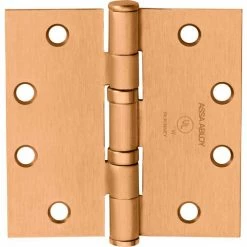 McKinney 5 Knuckle Hinges, Standard Weight, TA2714 4 1/2X4 1/2 US10, 6"L x 6"W x 2"H, 8-1/2" Dia - Pkg Qty 3