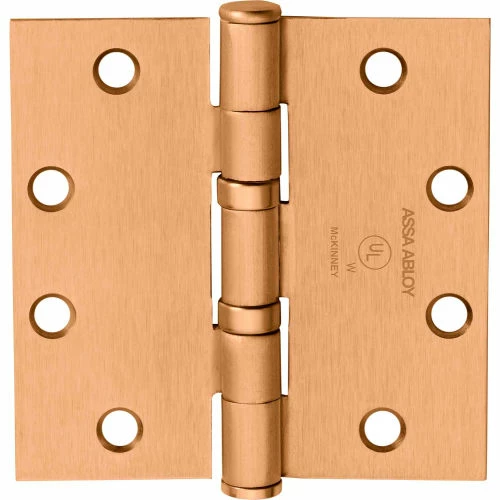 McKinney 5 Knuckle Hinges, Standard Weight, TA2714 4 1/2X4 1/2 US10, 6"L x 6"W x 2"H, 8-1/2" Dia - Pkg Qty 3 1 McKinney 5 Knuckle Hinges, Standard Weight, TA2714 4 1/2X4 1/2 US10, 6"L x 6"W x 2"H, 8-1/2" Dia - Pkg Qty 3