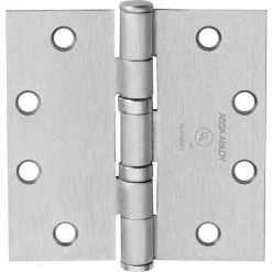 McKinney 5 Knuckle Hinges, Standard Weight, TA2714 5X4 1/2 US26D, 6"L x 6"W x 2"H, 8-1/2" Dia - Pkg Qty 3