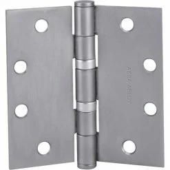 McKinney 5 Knuckle Hinges, Standard Weight, TA2314 4 1/2 x 4 1/2 US26D, 6"L x 6"W x 2"H, 8-1/2" Dia - Pkg Qty 3