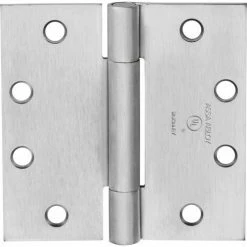 McKinney 3 Knuckle Hinges, Standard Weight, TA714 4-1/2 x 4-1/2, 6"L x 6"W x 2"H, 8-1/2" Dia - Pkg Qty 3