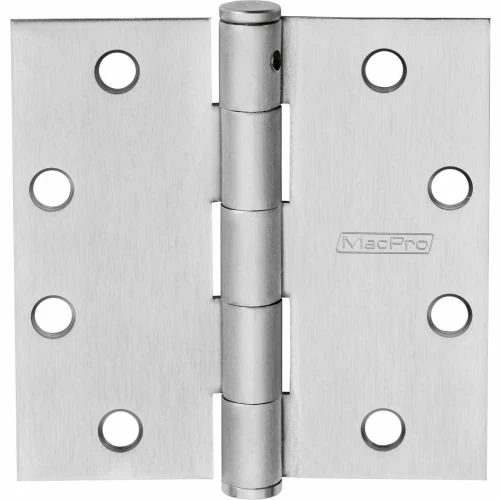 McKinney MacPro Hinges, MPB79 4 1/2X4 1/2 NRP 26D, 6"L x 6"W x 2"H, 8-1/2" Dia - Pkg Qty 3 1 McKinney MacPro Hinges, MPB79 4 1/2X4 1/2 NRP 26D, 6"L x 6"W x 2"H, 8-1/2" Dia - Pkg Qty 3