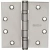 McKinney MacPro Hinges, MPB91 4 1/2 x 4 x1/2 NRP US32D, 6"L x 6"W x 2"H, 8-1/2" Dia - Pkg Qty 3
