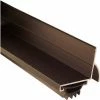 Pemko Aluminum Door Shoe W/ Vinyl Insert 48"L x 5"W, Dark Bronze - Pkg Qty 3