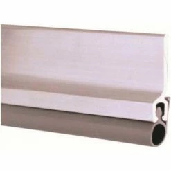 Pemko Split Astragal & Vinyl Insert 36 to 84"L Steel - Pkg Qty 3