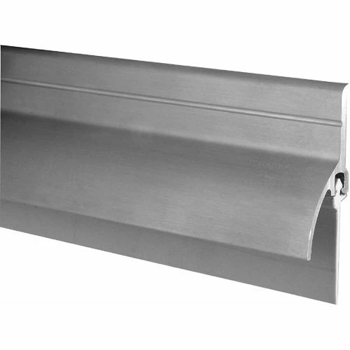 Pemko Aluminum Door Sweep W/ Vinyl Insert 48" Mill Aluminum - Pkg Qty 3 1 Pemko Aluminum Door Sweep W/ Vinyl Insert 48" Mill Aluminum - Pkg Qty 3