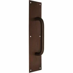 Rockwood Pull Plate, 8"L x 16"H x 3/4, Oxidized Satin Bronze, 8" CTC