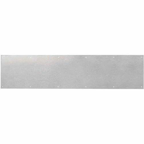 Rockwood Rectangular Kick Plate, 34"L x 10"W x 5/100"H, 35-4/9" Dia, Clear Anodized Aluminum - Pkg Qty 5 1 Rockwood Rectangular Kick Plate, 34"L x 10"W x 5/100"H, 35-4/9" Dia, Clear Anodized Aluminum - Pkg Qty 5