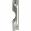 Rockwood Latch Protector, 11"L x 3"W x 1/2"H, 11-2/5" Dia, Satin Stainless Steel, Cylindrical - Pkg Qty 3