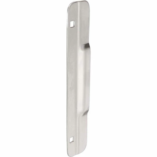 Rockwood Latch Protector, 11"L x 3"W x 1/2"H, 11-2/5" Dia., Satin Stainless Steel - Pkg Qty 3 1 Rockwood Latch Protector, 11"L x 3"W x 1/2"H, 11-2/5" Dia., Satin Stainless Steel - Pkg Qty 3