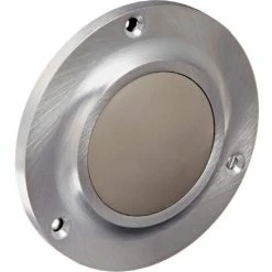Rockwood Wall Stop - Convex, 4"Dia Chrome Plated - Pkg Qty 3