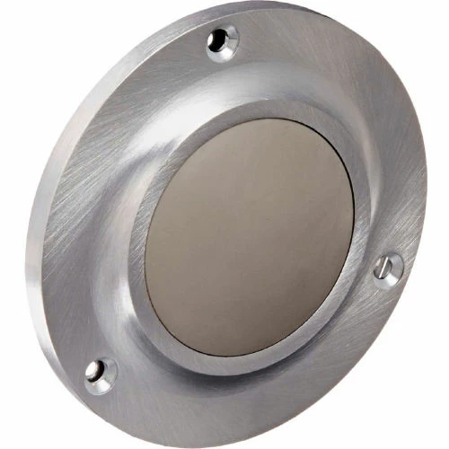Rockwood Wall Stop - Convex, 4"Dia Chrome Plated - Pkg Qty 3 1 Rockwood Wall Stop - Convex, 4"Dia Chrome Plated - Pkg Qty 3