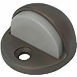 Rockwood Dome Door Stop Low, 1-1/4"Dia, Satin Chrome - Pkg Qty 20