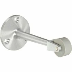 Rockwood Straight Roller Stop, Satin Chrome - Pkg Qty 3