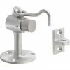 Rockwood Dome Door Stop W/ Keeper, 2-1/2" Dia, Satin Chrome - Pkg Qty 3