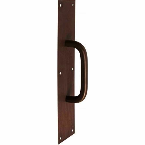 Rockwood Push Plate, 3-1/2"L x 15"H, Oxidized Satin Bronze - Pkg Qty 5 1 Rockwood Push Plate, 3-1/2"L x 15"H, Oxidized Satin Bronze - Pkg Qty 5
