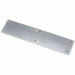 Rockwood Push Plate, 3-1/2"L x 15"H, Satin Aluminum - Pkg Qty 5