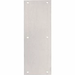 Rockwood Push Plate, 3-1/2"L x 15"H, Satin Stainless Steel - Pkg Qty 5