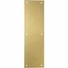 Rockwood Push Plate, 4"L x 16"H, Galvannealed Steel - Pkg Qty 10