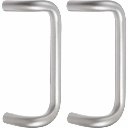 Rockwood Offset Door Pull 11"L, Metal, Satin Stainless Steel 1 Rockwood Offset Door Pull 11"L, Metal, Satin Stainless Steel