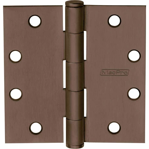 McKinney MacPro Hinges, MP79 4 1/2 x 4 1/2 US10BE, 6"L x 6"W x 2"H, 8-1/2" Dia - Pkg Qty 3 1 McKinney MacPro Hinges, MP79 4 1/2 x 4 1/2 US10BE, 6"L x 6"W x 2"H, 8-1/2" Dia - Pkg Qty 3