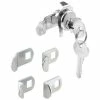 Prime-Line Products Prime-Line® Mail Box Lock, 5 Cams, 5 Pin, Satin Nickel, S 4140